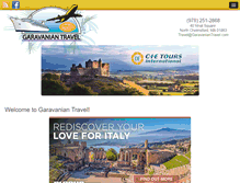 Tablet Screenshot of garavaniantravel.com